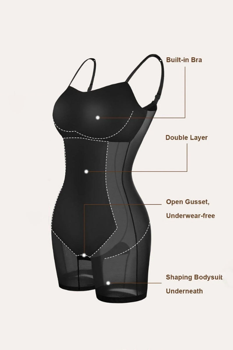 Basic Bae Built-In Shapewear Square Neck Short Sleeve Maxi Dress Basic Bae Built-In Shapewear Square Neck Short Sleeve Maxi Dress