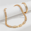 Gold-Plated Alloy Chain Bracelet