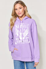 Simply Love Full Size Graphic Long Sleeve Hoodie