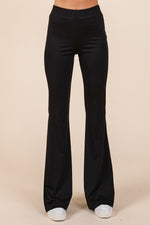 Mittoshop Stretchy Soft Elastic Waist Flare Pants