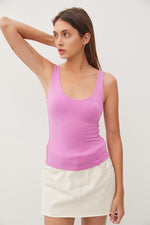 Be Cool Scoop Neck Wide Strap Tank