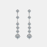 4 Carat Moissanite 925 Sterling Silver Earrings