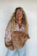 PREORDER: Camo Sherpa Pullover