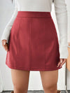 Mini Skirt with Zipper