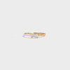 Heart Shape Inlaid Zircon Enamel Ring