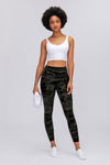 Millennia Wide Seamless Band Waist Sports Leggings