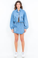 American Bazi Cargo Pocket Denim Skort