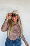PREORDER: Camo Mesh Top