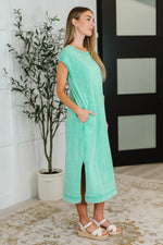 PREORDER: Mineral Wash Relaxed Maxi Tank Dress in Three Colors
