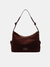 Suede Large Shoulder Bag