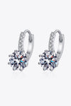 4 Carat Moissanite 925 Sterling Silver Earrings