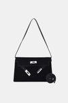 Suede PU Leather Strap Shoulder Bag