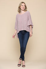 Poncho Knit Top