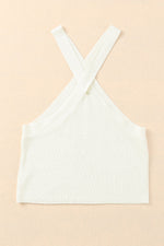 Ribbed Sleeveless Cropped Top