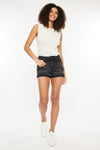 Kancan High Waist Distressed Denim Shorts