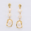 Gold-Plated Freshwater Pearl Earrings