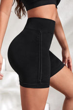 Slim Fit High Waistband Active Shorts