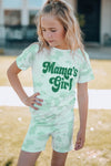 Girls Printed Letter Graphic Tee Shirt