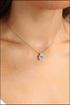 Adored Moissanite 925 Sterling Silver Necklace
