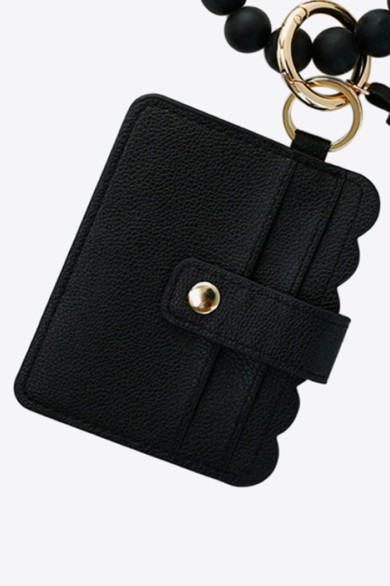 Beaded Tassel Keychain with Wallet