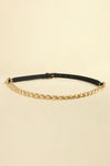 PU Leather Chain Belt