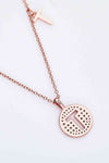 Adored Moissanite K to T Pendant Necklace