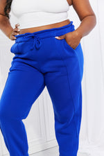 Zenana Full Size Can't Stop Me Paperbag Waist Joggers