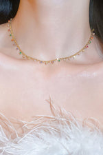 18K Gold Plated Multicolored Necklace
