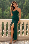 Spaghetti Strap Split Maxi Dress