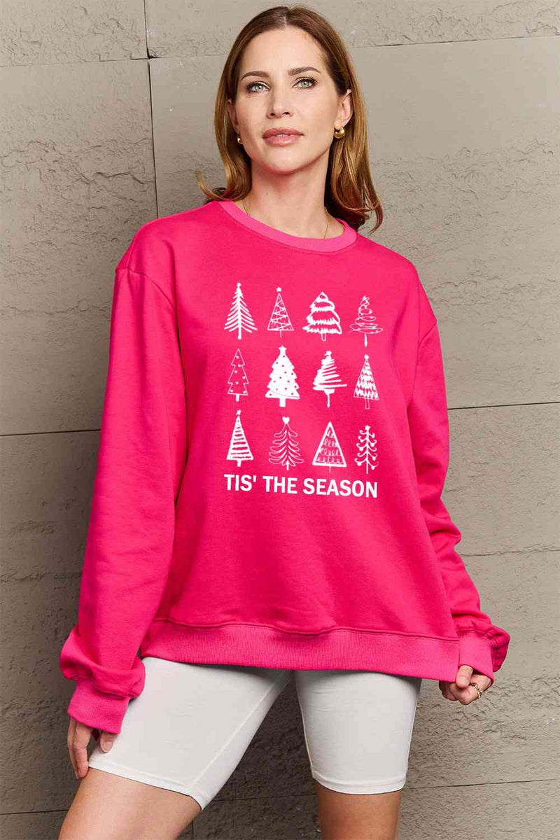 Simply Love Full Size Christmas Tree Graphic Sweatshirt