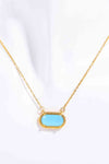 Copper 14K Gold-Plated Pendant Necklace