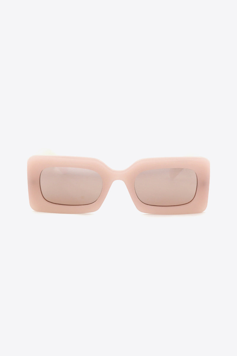 Polycarbonate Frame Rectangle Sunglasses