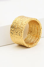 Textured Thick Band Ring