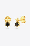 Zircon Star Stud Earrings