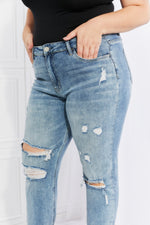 VERVET Let You Go Full Size Distressed Jeans