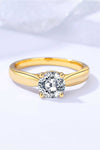 Classic 925 Sterling Silver Moissanite Ring