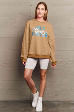 Simply Love Full Size COLD WINTER Graphic Long Sleeve Sweatshirt