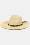 Fame Belt Strap Straw Hat