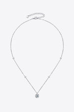 2 Carat Moissanite 4-Prong 925 Sterling Silver Necklace