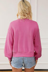 Tiger Embroidered Drop Shoulder Sweatshirt