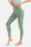 Slim Fit Long Active Leggings with Pockets