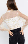Puffed Sleeve Ruched Bodysuit