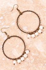 Rosetta Earrings White