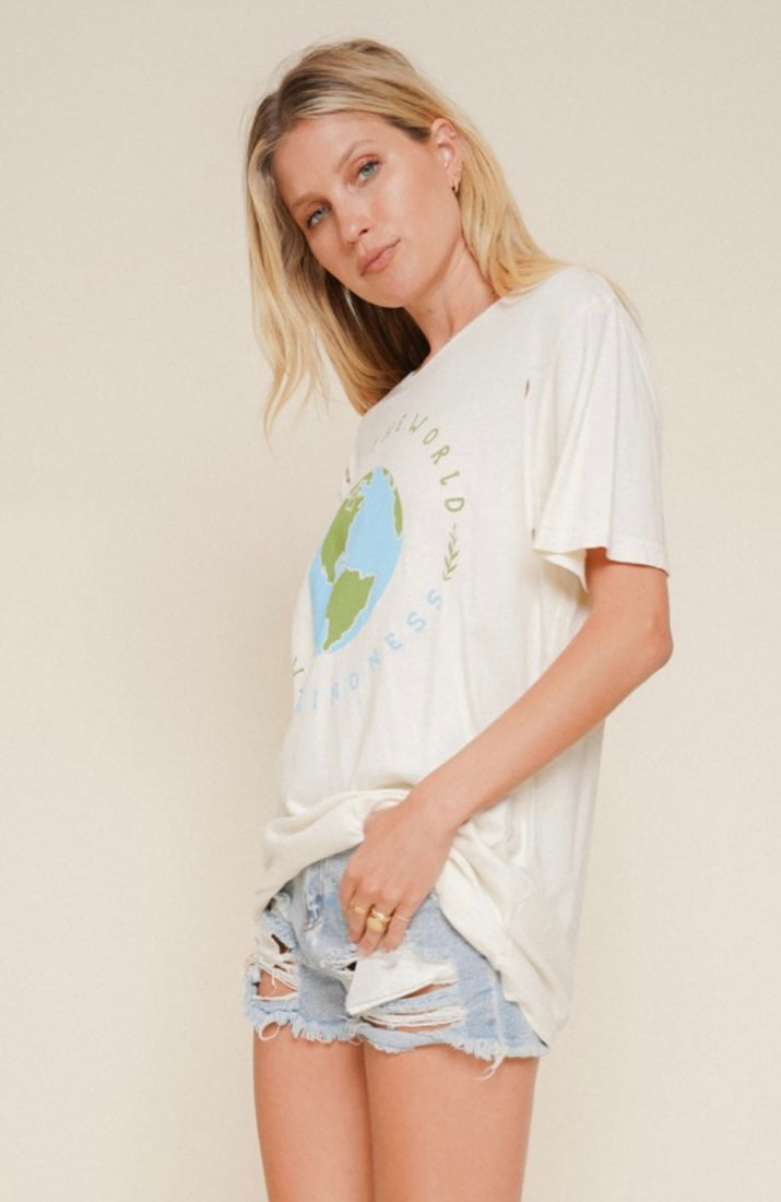 Treat The World With Kindness Tee